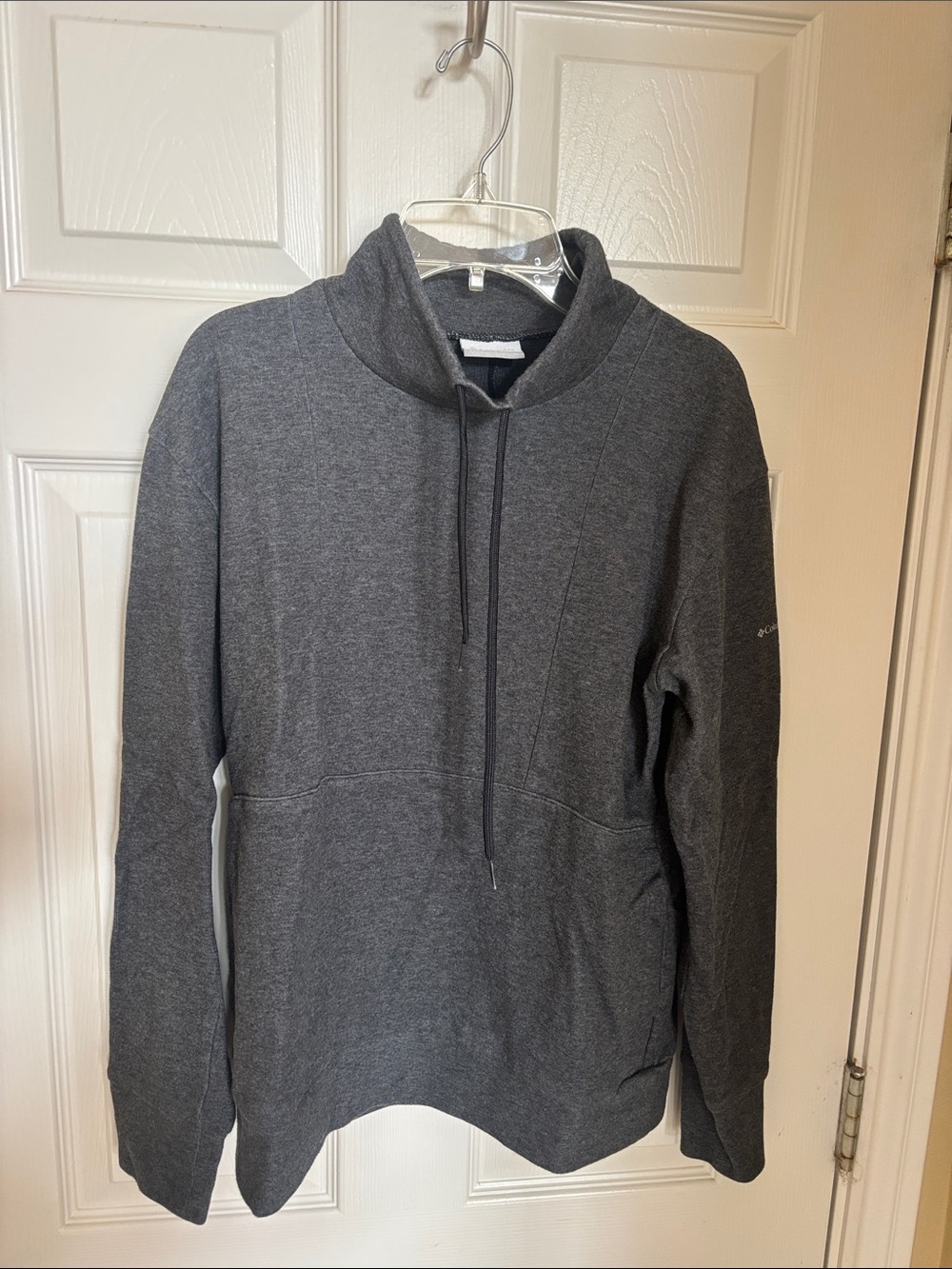 Women’s Columbia Charcoal Gray Funnel Neck Pullover Hoodie